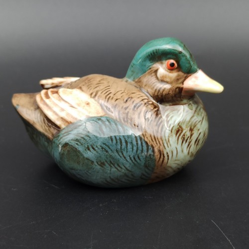German porcelain mallard duck - german,