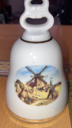 Vintage weimar porcelain bell - vintage,