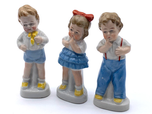 German porcelain girl - girl, boy