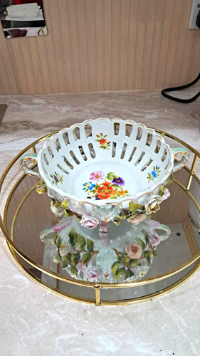 Antique porcelain floral - antique,