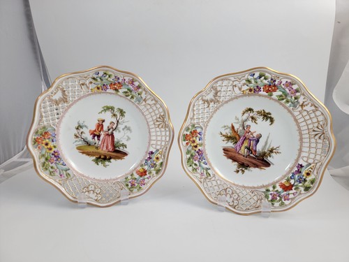 German porcelain watteauesque - german,
