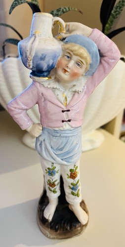 German porcelain figure boy - german,