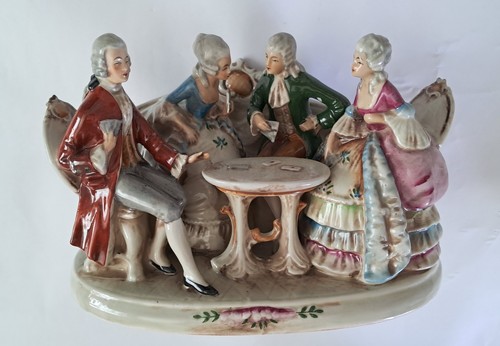 German porcelain figurines - porcelain,