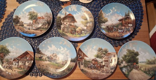 Decorative plates by - 7,