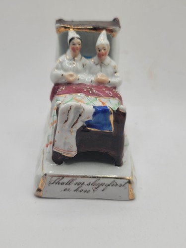 Antque german porcelain couple - german,